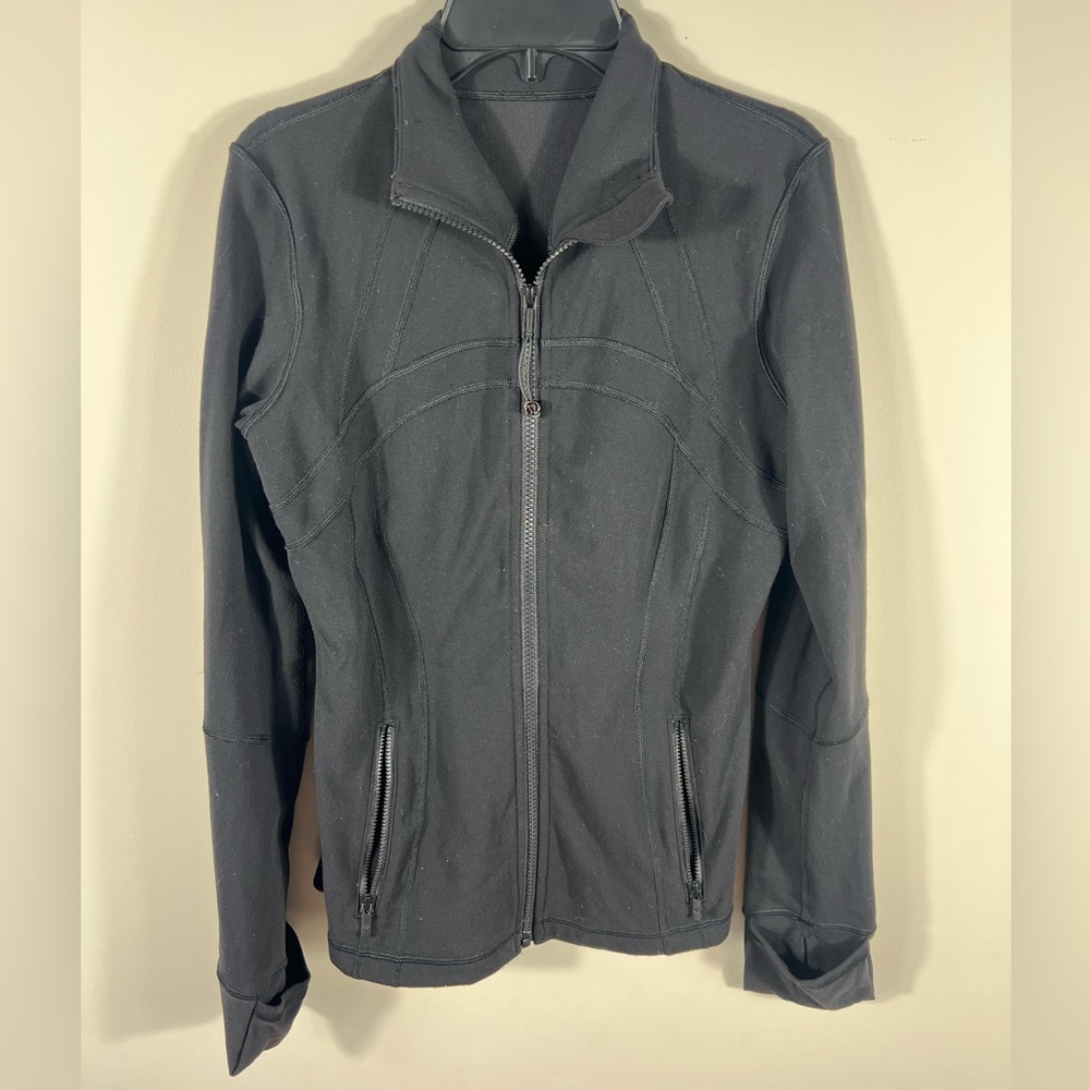 Lululemon Define Luon Black Zip-Up Jacket Size 6